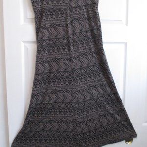 ShoSho Maxi Skirt Black/Camo Green Size L/XL